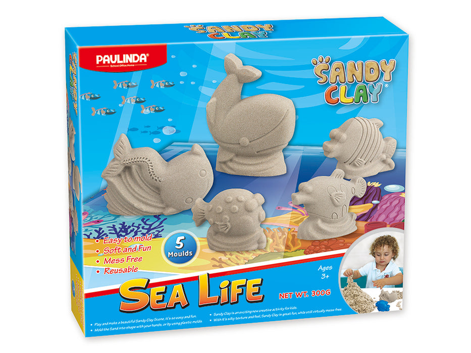 Sandy Clay – Gavesett Sea Life 300g - Hobbyhjørna