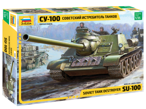 Soviet tank destroyer SU-100 1/35