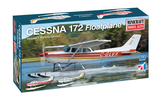 Cessna 172 floatplane w/cstm 1/48