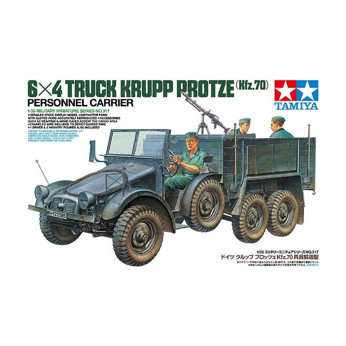 6X4 Truck Krupp Protze (Kfz.70) Personnel Carrier - Hobbyhjørna