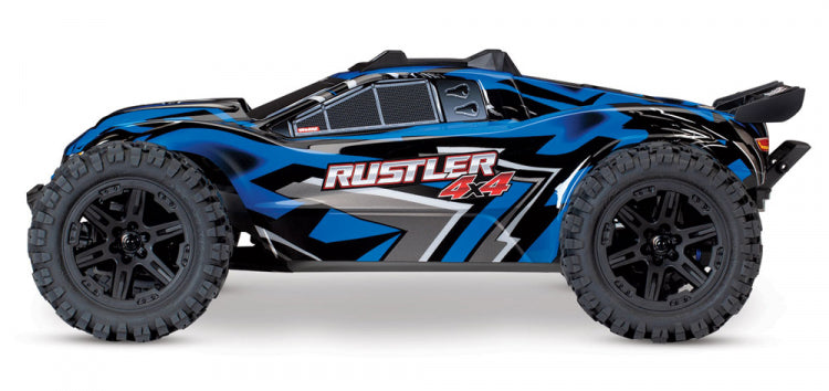 Rustler 4x4 XL-5 1/10 RTR TQ Inkl Batteri & lader ( Blue)